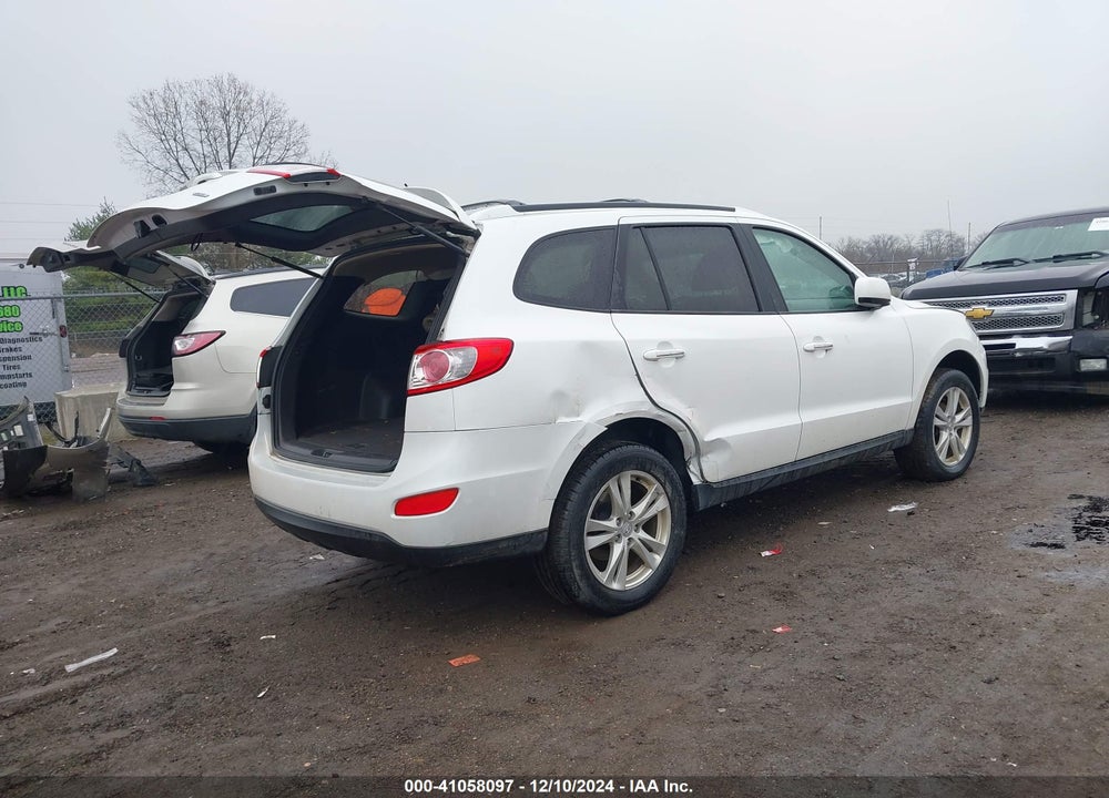 2012 HYUNDAI SANTA FE LIMITED VIN: 5XYZK3AB9CG113074