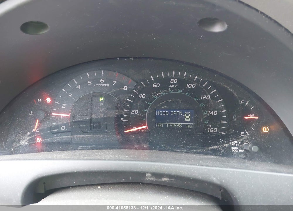 2007 TOYOTA CAMRY XLE V6 VIN: 4T1BK46K77U051349