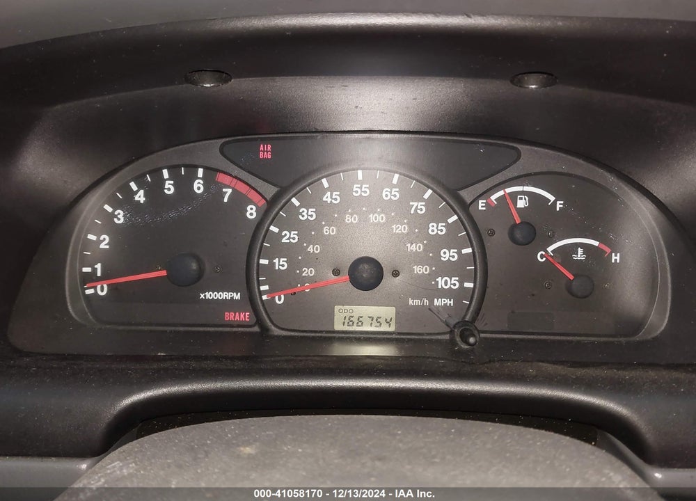 2001 CHEVROLET TRACKER HARD TOP BASE VIN: 2CNBE13C016914940