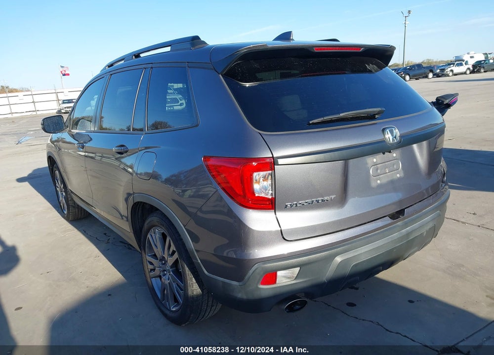 2019 HONDA PASSPORT EX-L VIN: 5FNYF7H54KB006494