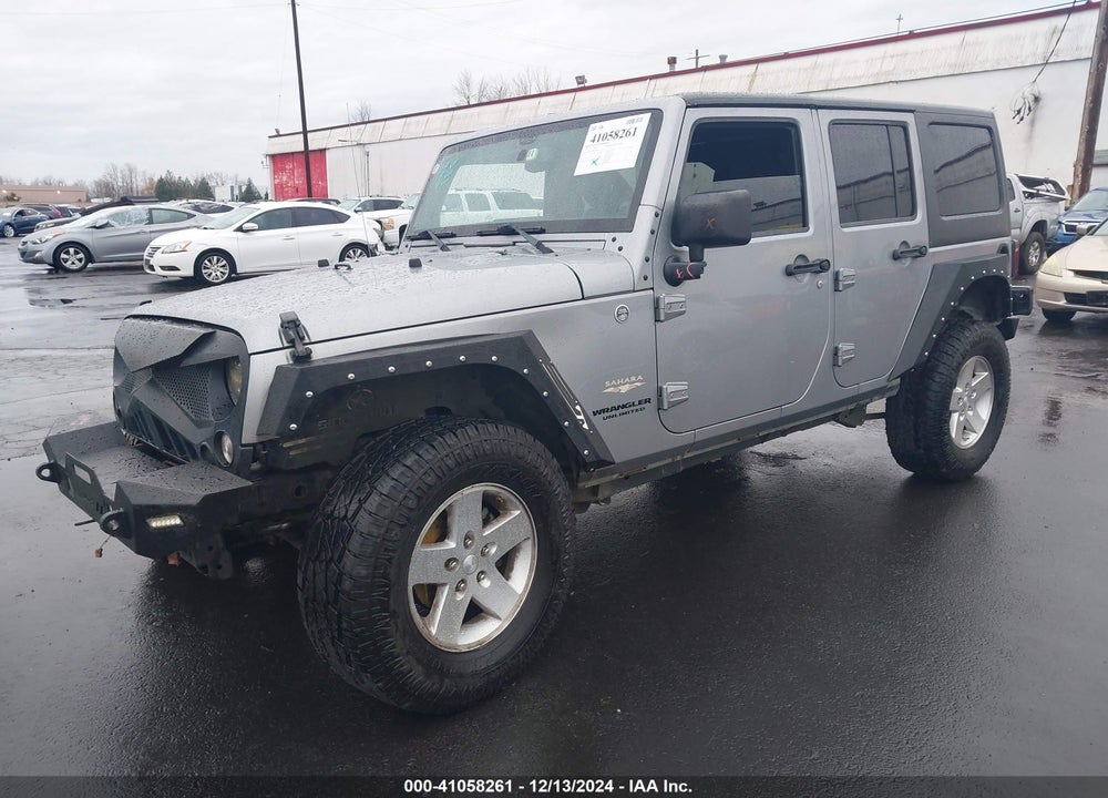 2014 JEEP WRANGLER UNLIMITED SAHARA VIN: 1C4HJWEG8EL110499