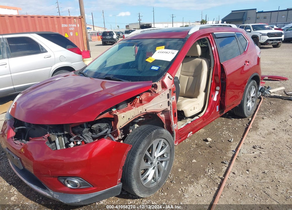 2014 NISSAN ROGUE SL VIN: 5N1AT2MT9EC841053