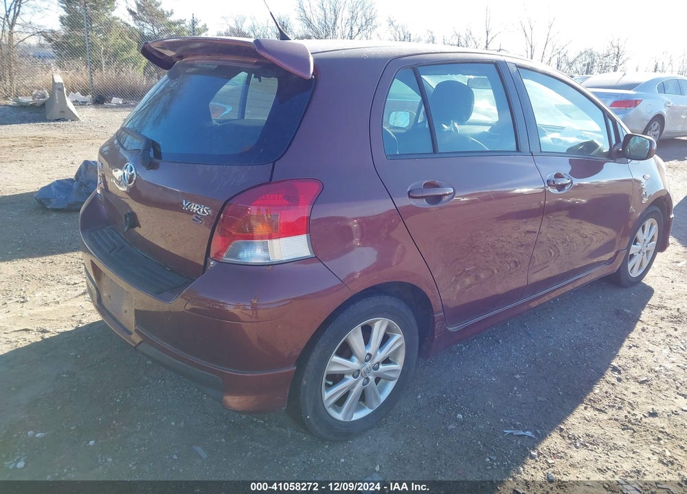 2009 TOYOTA YARIS S VIN: JTDKT903295224756