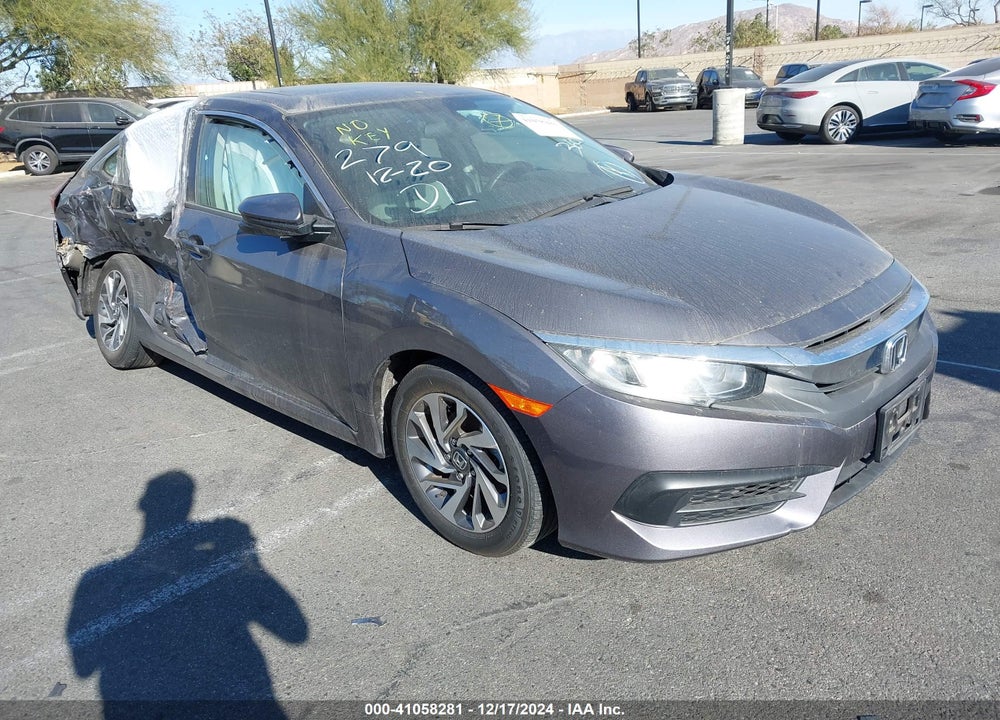 2018 HONDA CIVIC EX VIN: 2HGFC2F72JH578195