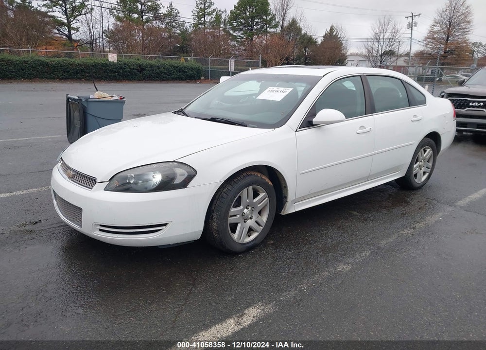 2012 CHEVROLET IMPALA LT VIN: 2G1WG5E33C1274705