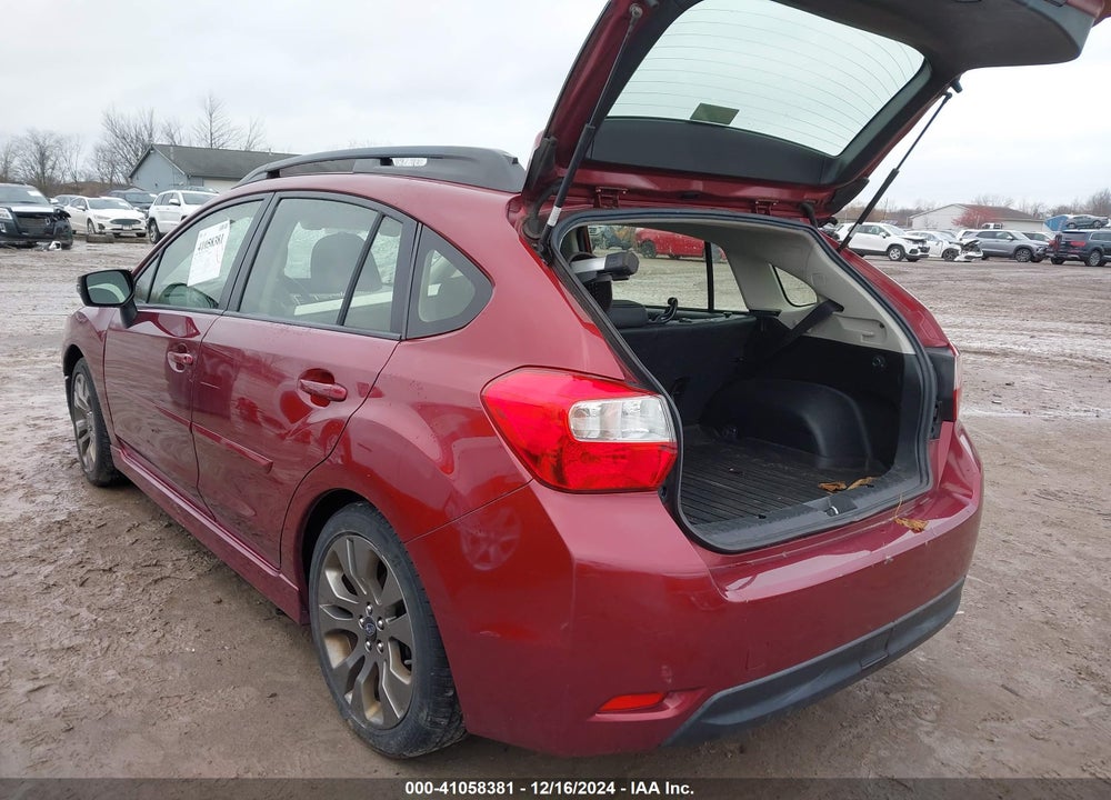 2016 SUBARU IMPREZA 2.0I SPORT LIMITED VIN: JF1GPAY68GH218357