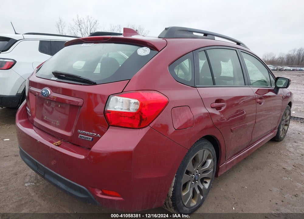 2016 SUBARU IMPREZA 2.0I SPORT LIMITED VIN: JF1GPAY68GH218357