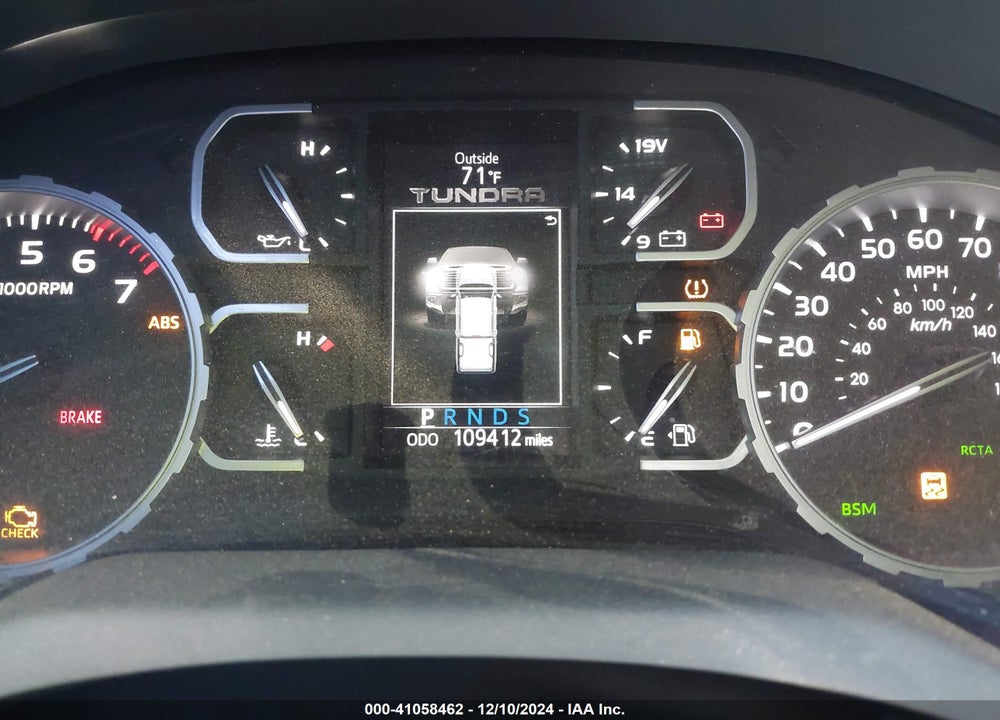 2021 TOYOTA TUNDRA LIMITED VIN: 5TFFY5F14MX287937