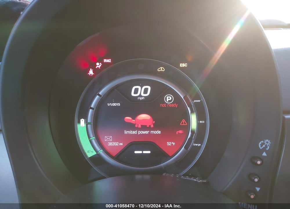 2016 FIAT 500E BATTERY ELECTRIC VIN: 3C3CFFGE7GT180269