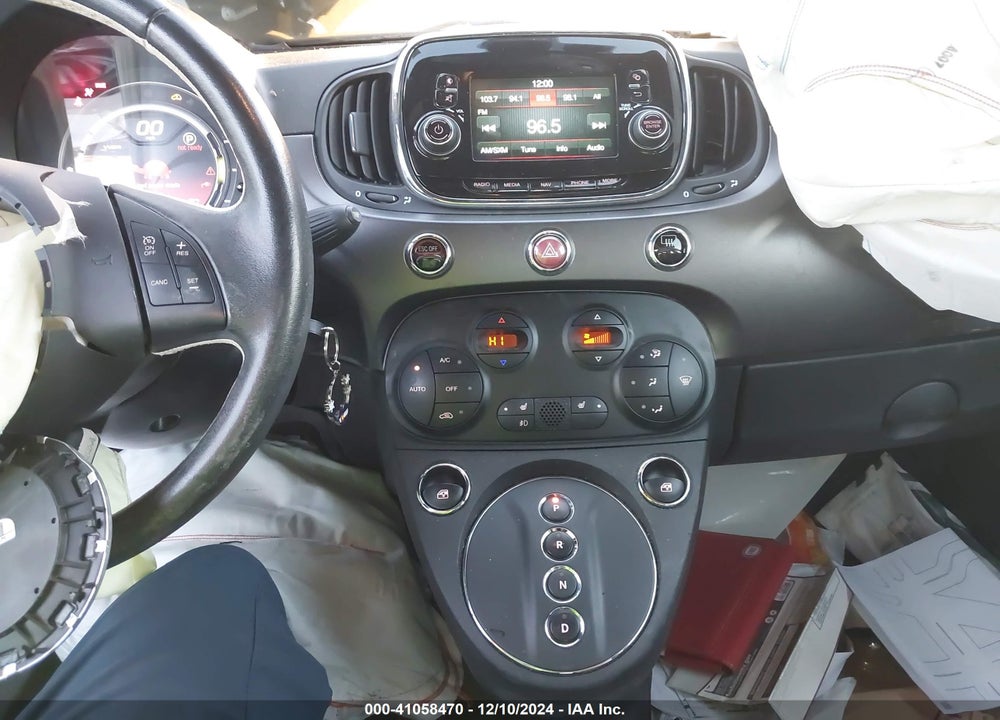 2016 FIAT 500E BATTERY ELECTRIC VIN: 3C3CFFGE7GT180269