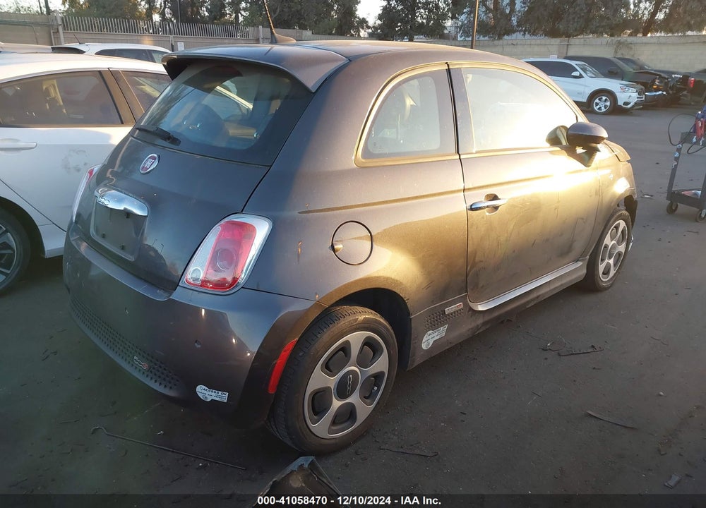 2016 FIAT 500E BATTERY ELECTRIC VIN: 3C3CFFGE7GT180269