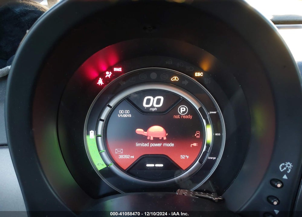 2016 FIAT 500E BATTERY ELECTRIC VIN: 3C3CFFGE7GT180269