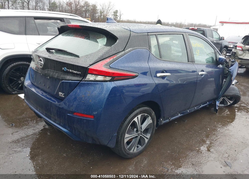 2021 NISSAN LEAF SV PLUS 62 KWH VIN: 1N4BZ1CV8MC556403