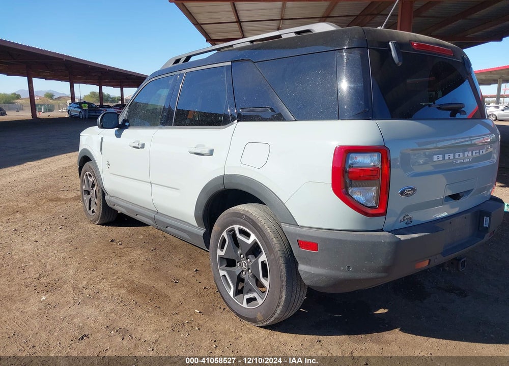 2022 FORD BRONCO SPORT OUTER BANKS VIN: 3FMCR9C69NRE28305