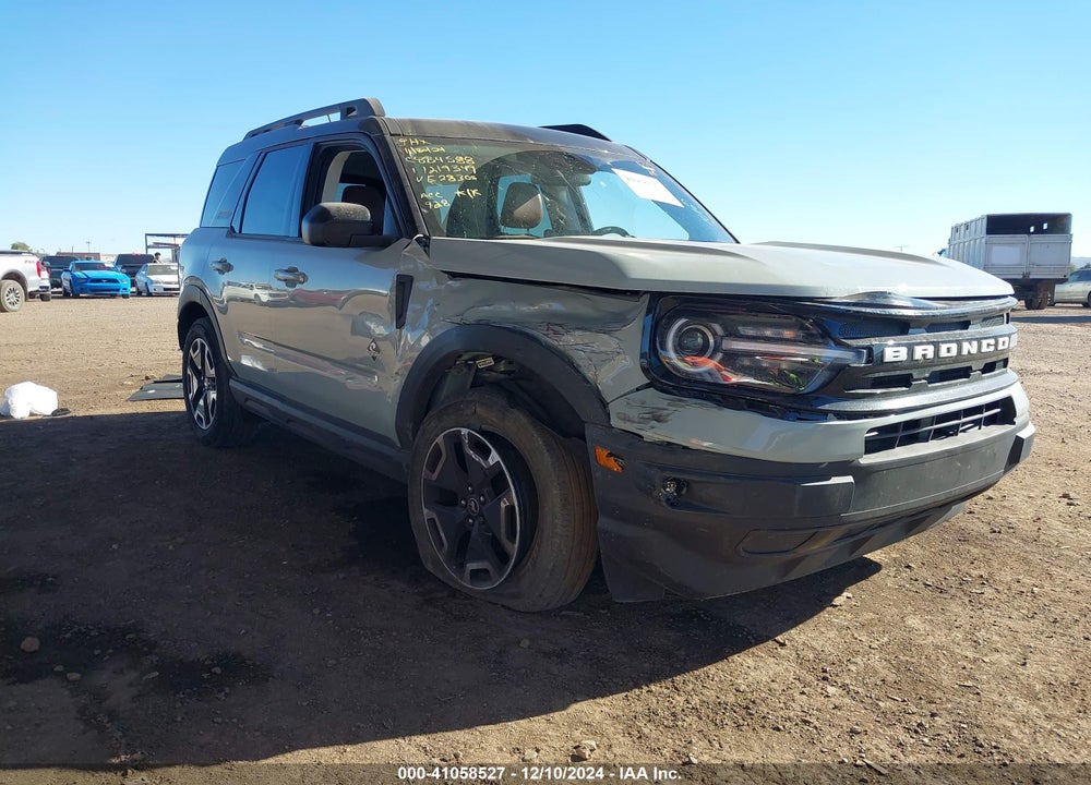 2022 FORD BRONCO SPORT OUTER BANKS VIN: 3FMCR9C69NRE28305