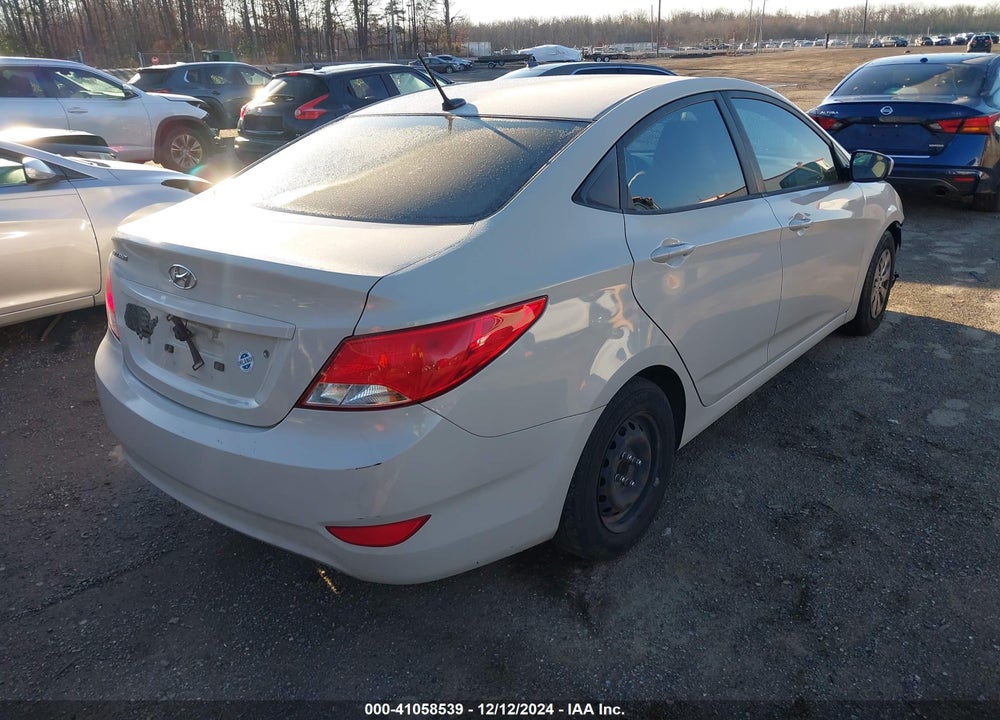 2016 HYUNDAI ACCENT SE VIN: KMHCT4AE0GU137251