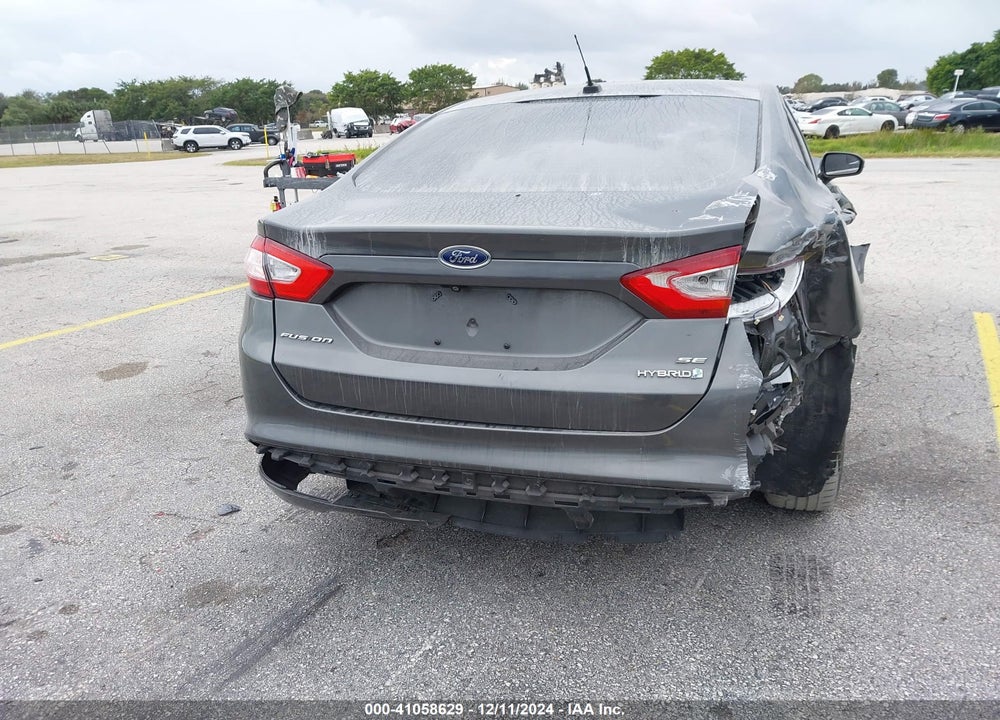 2016 FORD FUSION HYBRID VIN: 3FA6P0LU3GR307148