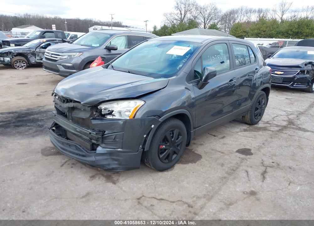 2016 CHEVROLET TRAX 1LS VIN: 3GNCJKSBXGL245137