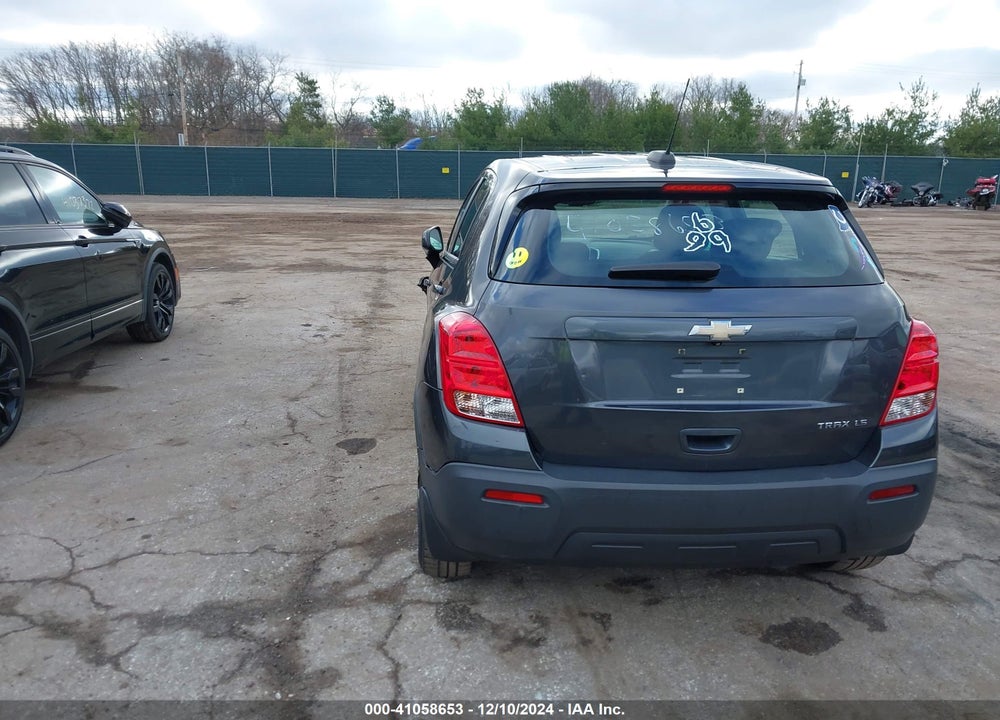 2016 CHEVROLET TRAX 1LS VIN: 3GNCJKSBXGL245137