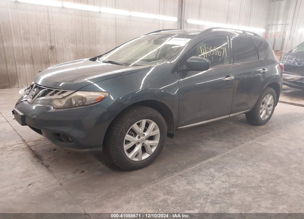 2012 NISSAN MURANO SL VIN: JN8AZ1MW6CW200286