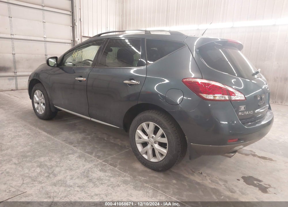 2012 NISSAN MURANO SL VIN: JN8AZ1MW6CW200286