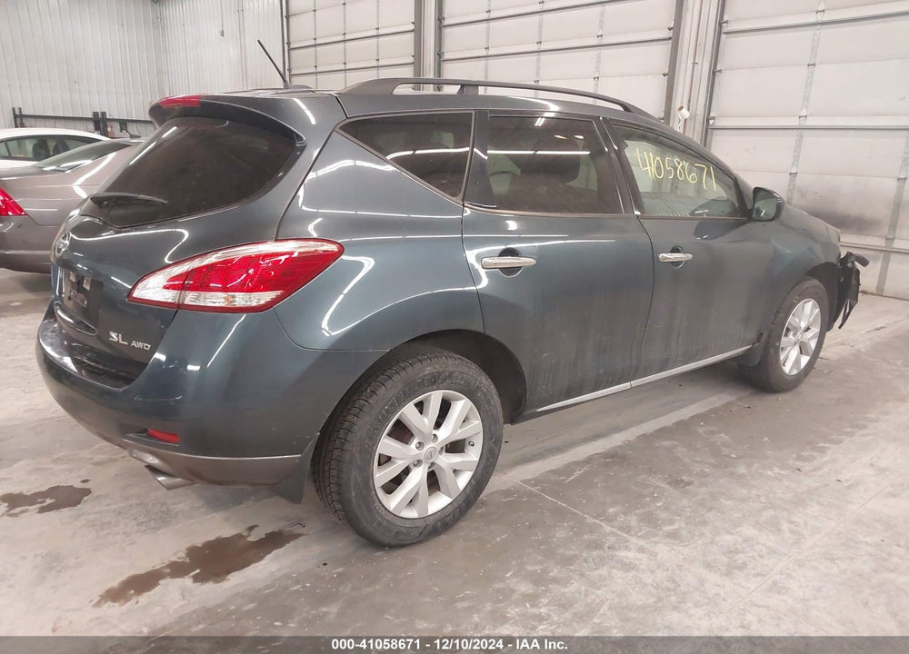 2012 NISSAN MURANO SL VIN: JN8AZ1MW6CW200286