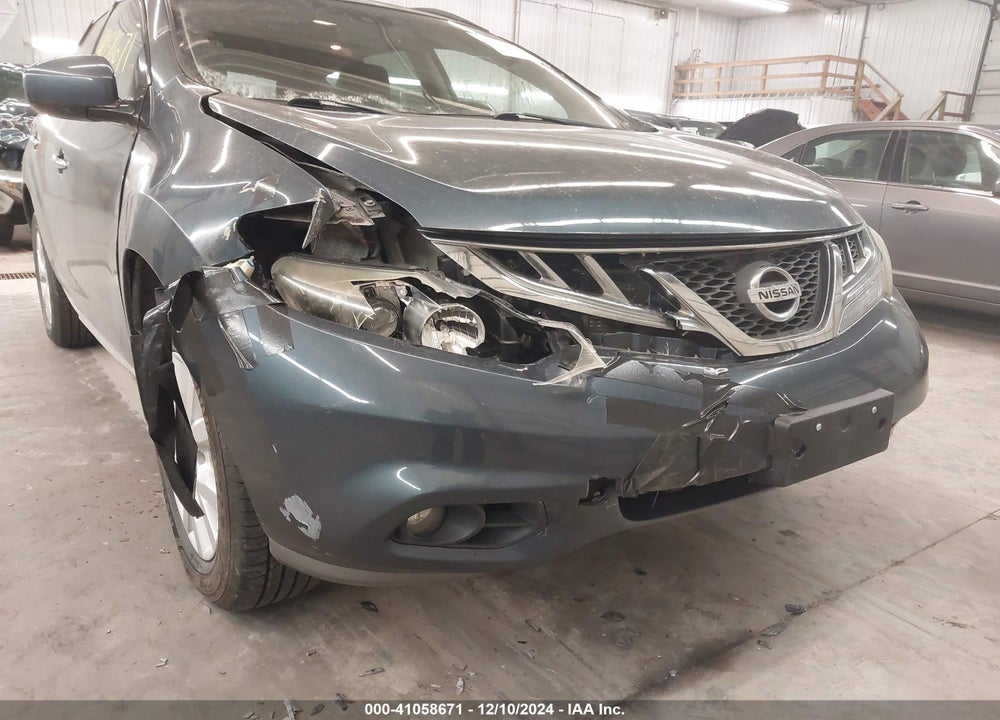 2012 NISSAN MURANO SL VIN: JN8AZ1MW6CW200286