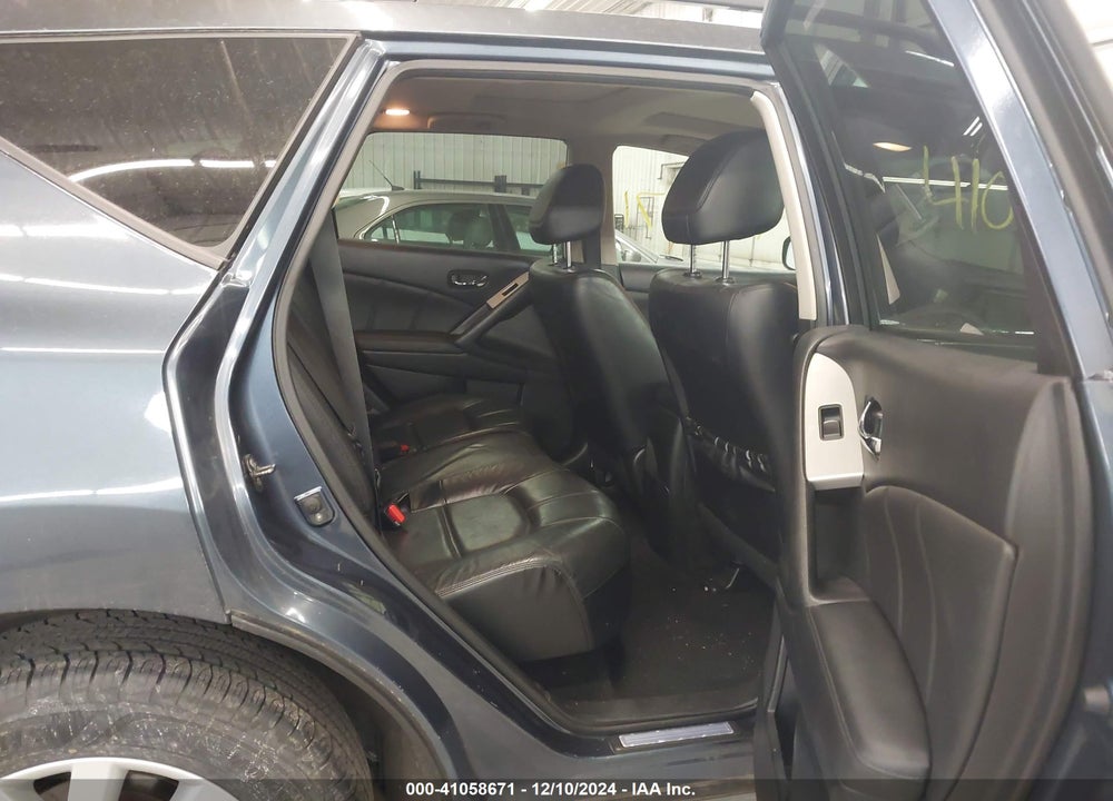 2012 NISSAN MURANO SL VIN: JN8AZ1MW6CW200286