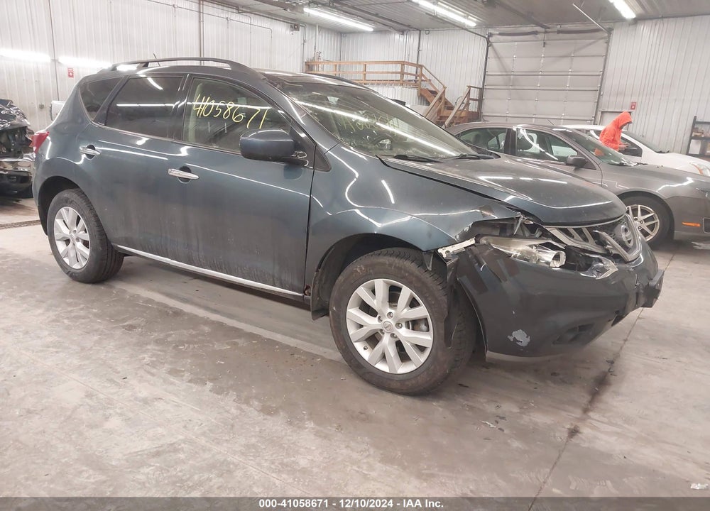 2012 NISSAN MURANO SL VIN: JN8AZ1MW6CW200286