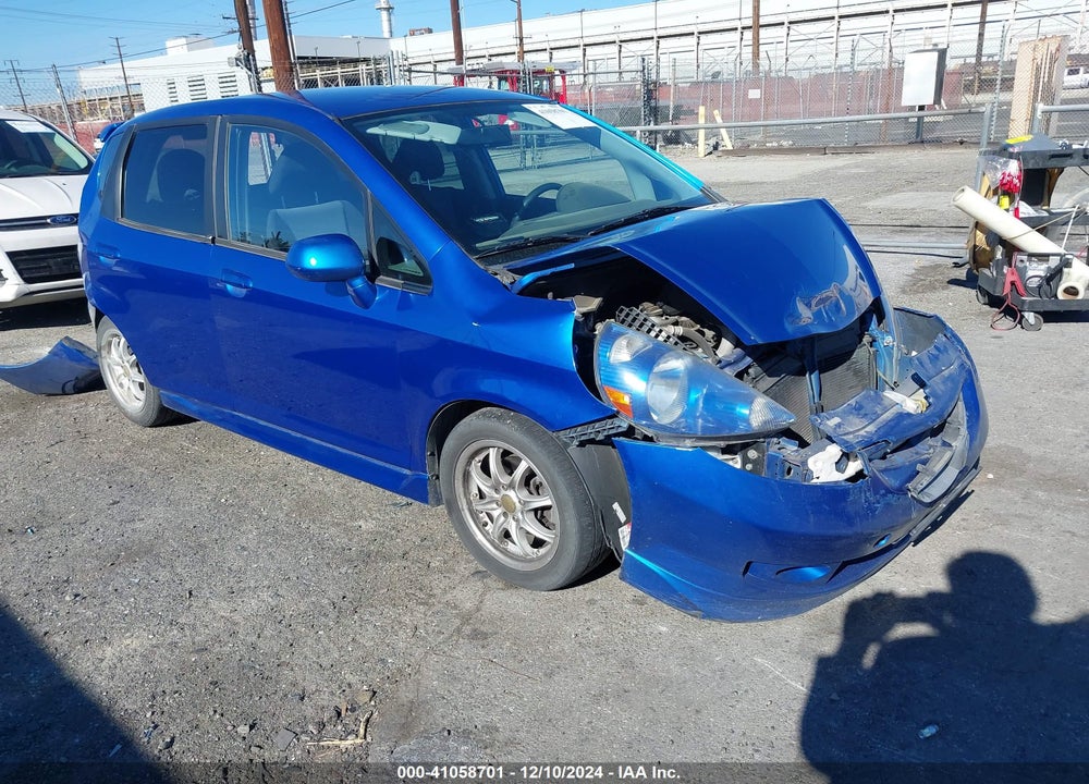 2008 HONDA FIT SPORT VIN: JHMGD38628S032735