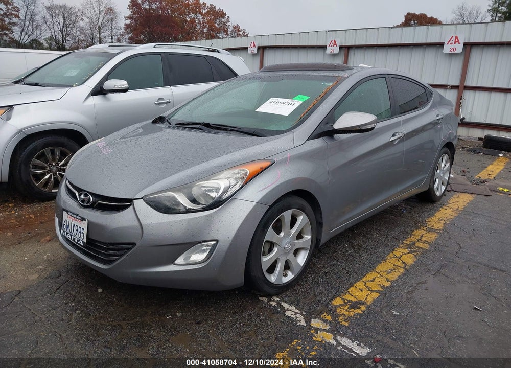 2013 HYUNDAI ELANTRA LIMITED VIN: KMHDH4AEXDU524097