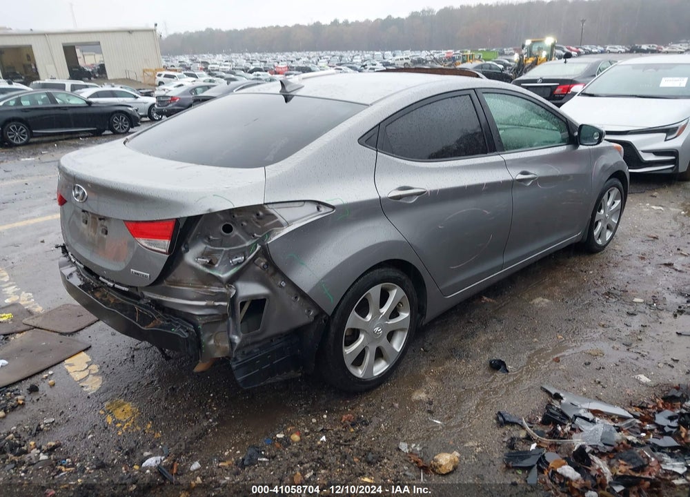 2013 HYUNDAI ELANTRA LIMITED VIN: KMHDH4AEXDU524097
