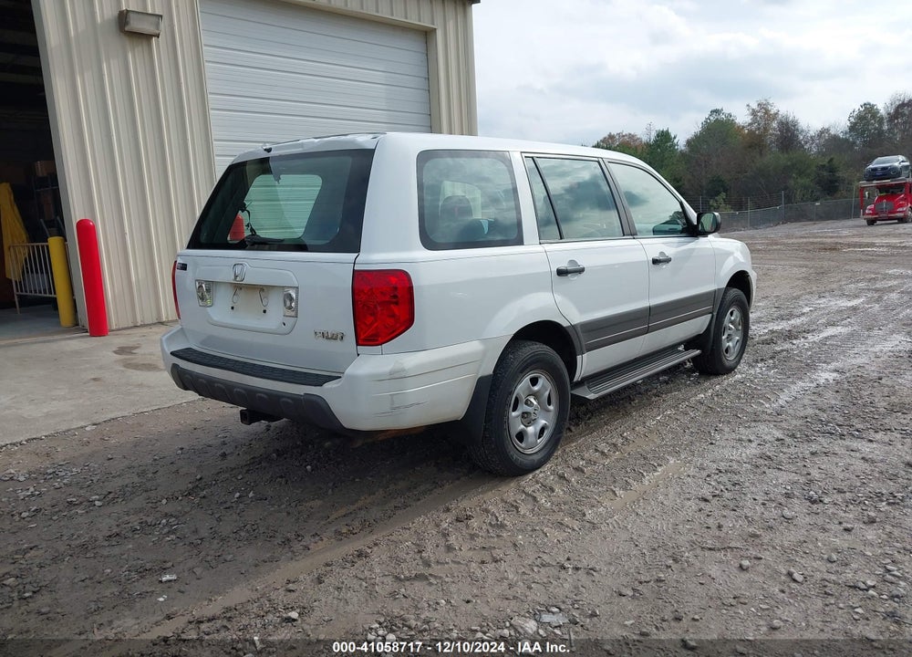 2003 HONDA PILOT LX VIN: 2HKYF18163H513605