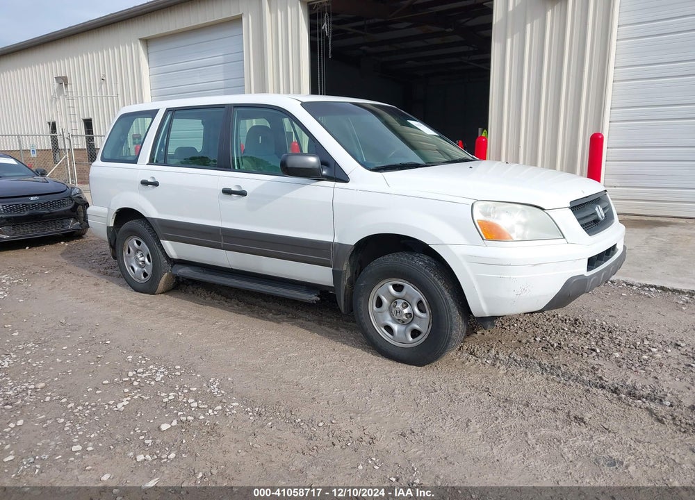 2003 HONDA PILOT LX VIN: 2HKYF18163H513605