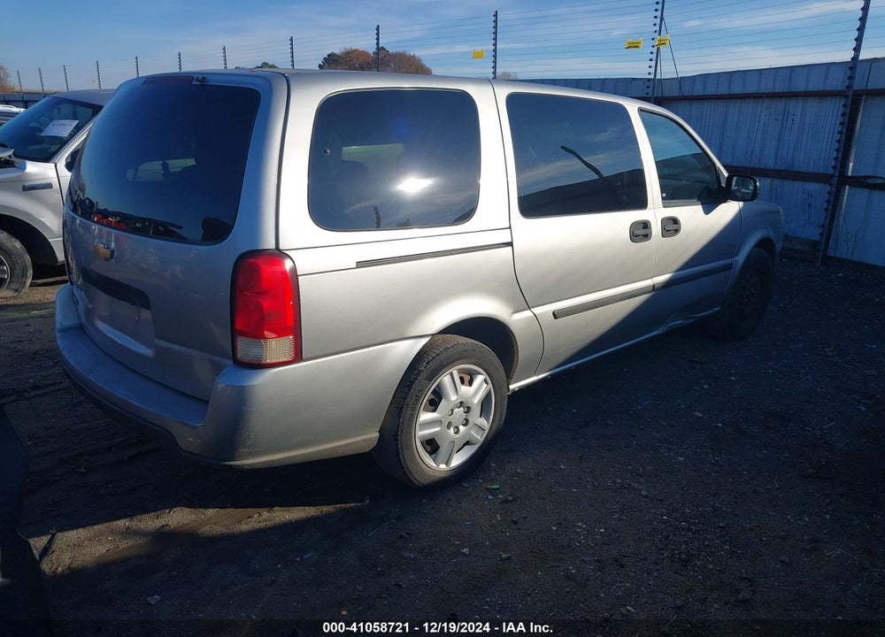 2008 CHEVROLET UPLANDER LS VIN: 1GNDV23W38D124161