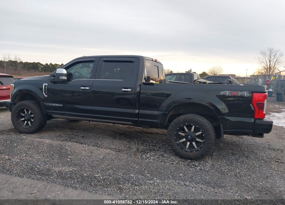 2018 FORD F-250 PLATINUM VIN: 1FT7W2BT5JEC15314