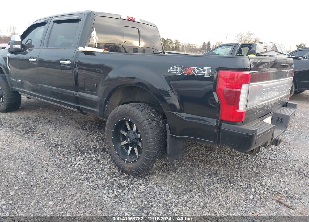 2018 FORD F-250 PLATINUM VIN: 1FT7W2BT5JEC15314