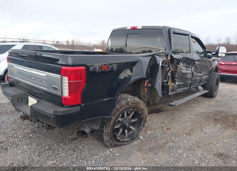 2018 FORD F-250 PLATINUM VIN: 1FT7W2BT5JEC15314