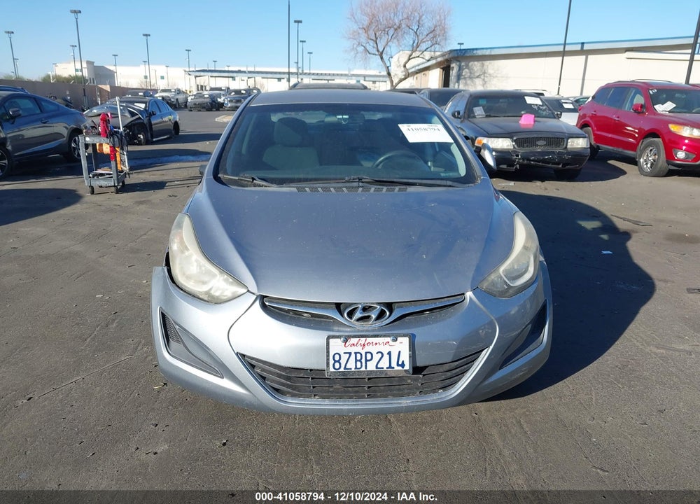 2016 HYUNDAI ELANTRA SE VIN: 5NPDH4AE6GH706494