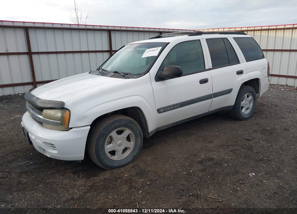 2003 CHEVROLET TRAILBLAZER LS VIN: 1GNDT13S432402065