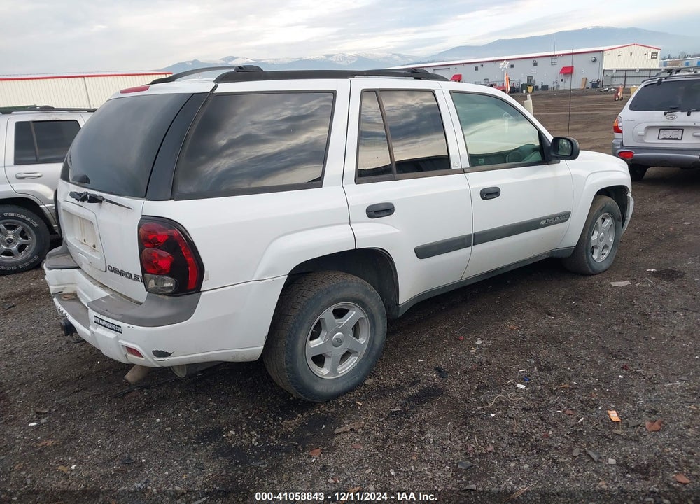 2003 CHEVROLET TRAILBLAZER LS VIN: 1GNDT13S432402065
