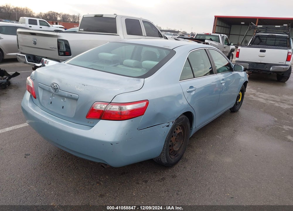 2008 TOYOTA CAMRY LE VIN: 4T1BE46K68U762968