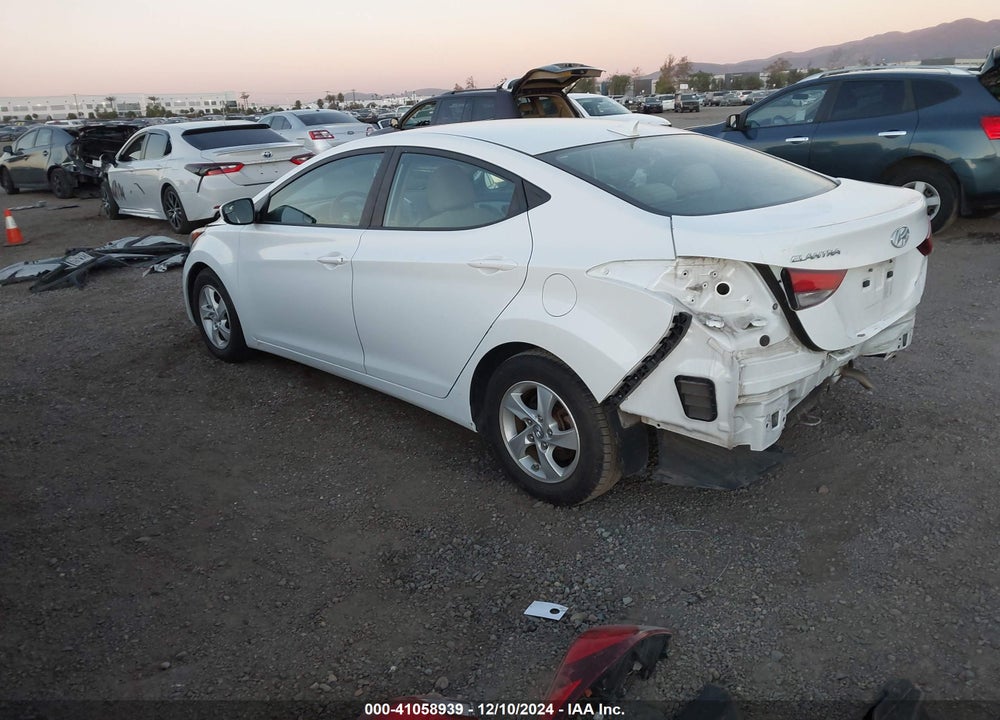 2015 HYUNDAI ELANTRA SE VIN: 5NPDH4AE7FH651147