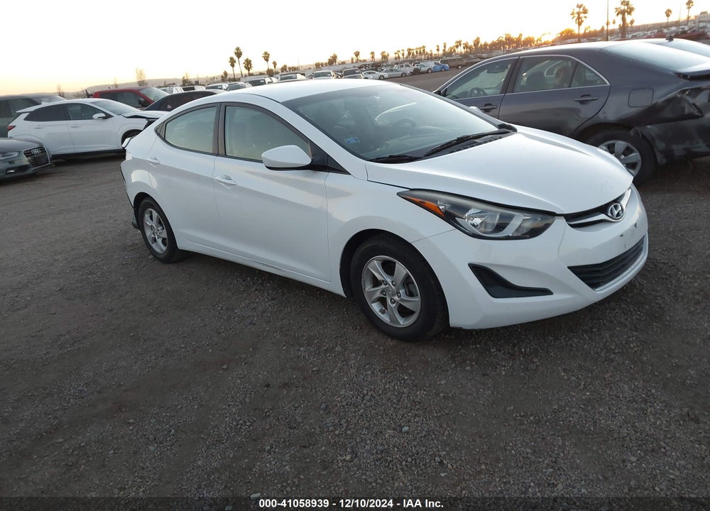 2015 HYUNDAI ELANTRA SE VIN: 5NPDH4AE7FH651147