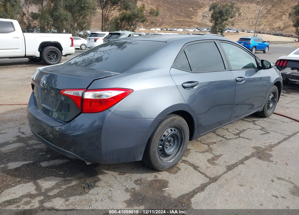 2016 TOYOTA COROLLA L VIN: 5YFBURHE3GP470251