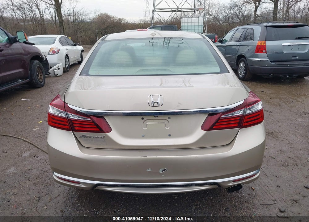 2016 HONDA ACCORD EX-L VIN: 1HGCR2F8XGA007183