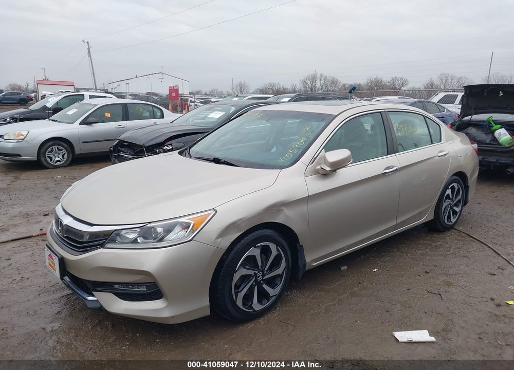 2016 HONDA ACCORD EX-L VIN: 1HGCR2F8XGA007183