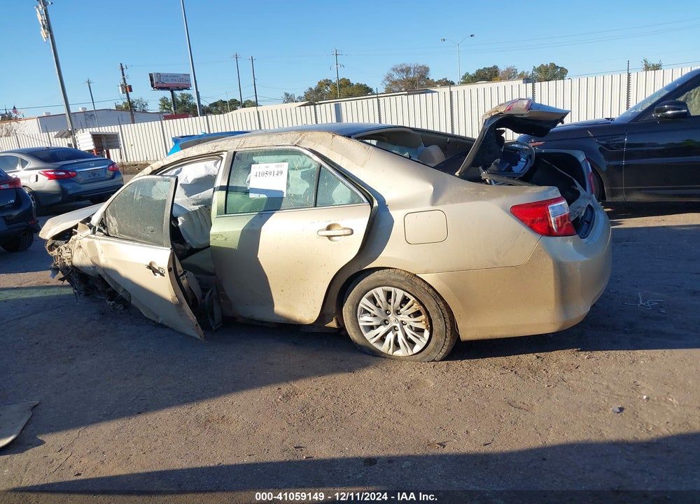 2012 TOYOTA CAMRY VIN: 4T4BF1FK2CR160899