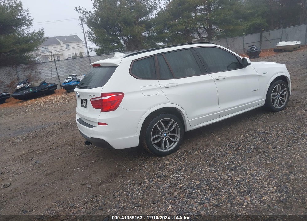2016 BMW X3 XDRIVE28I VIN: 5UXWX9C51G0D81886