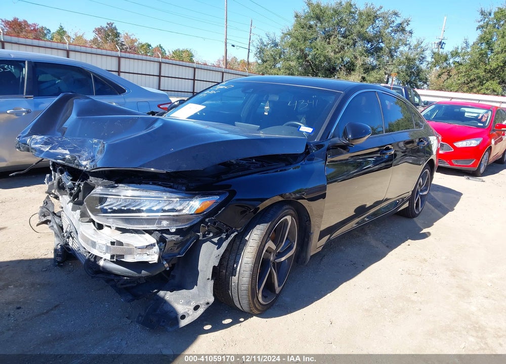 2022 HONDA ACCORD VIN: 1HGCV1F32NA064341